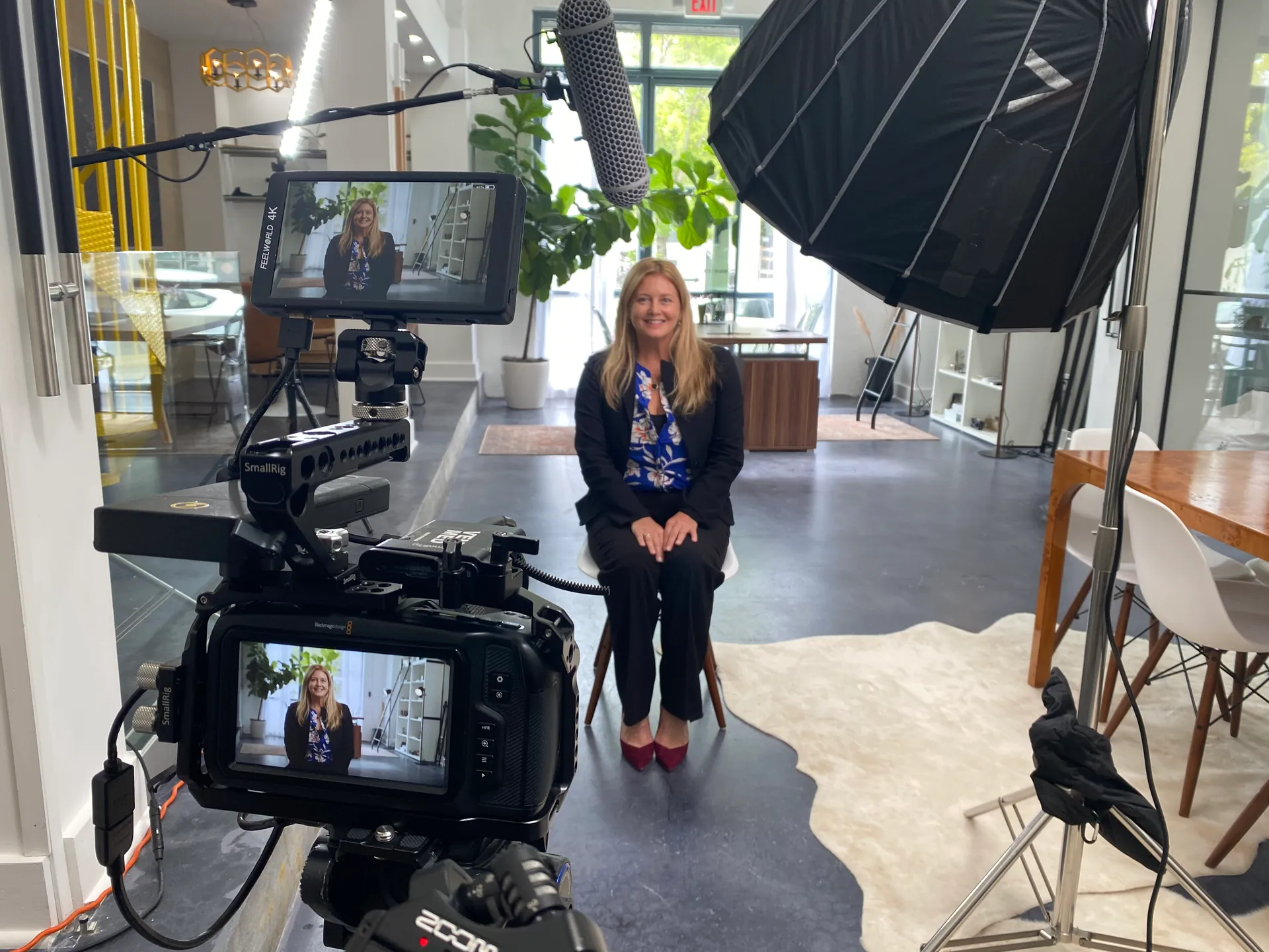 Video production for consulting firms, partners collaborating in a professional setting