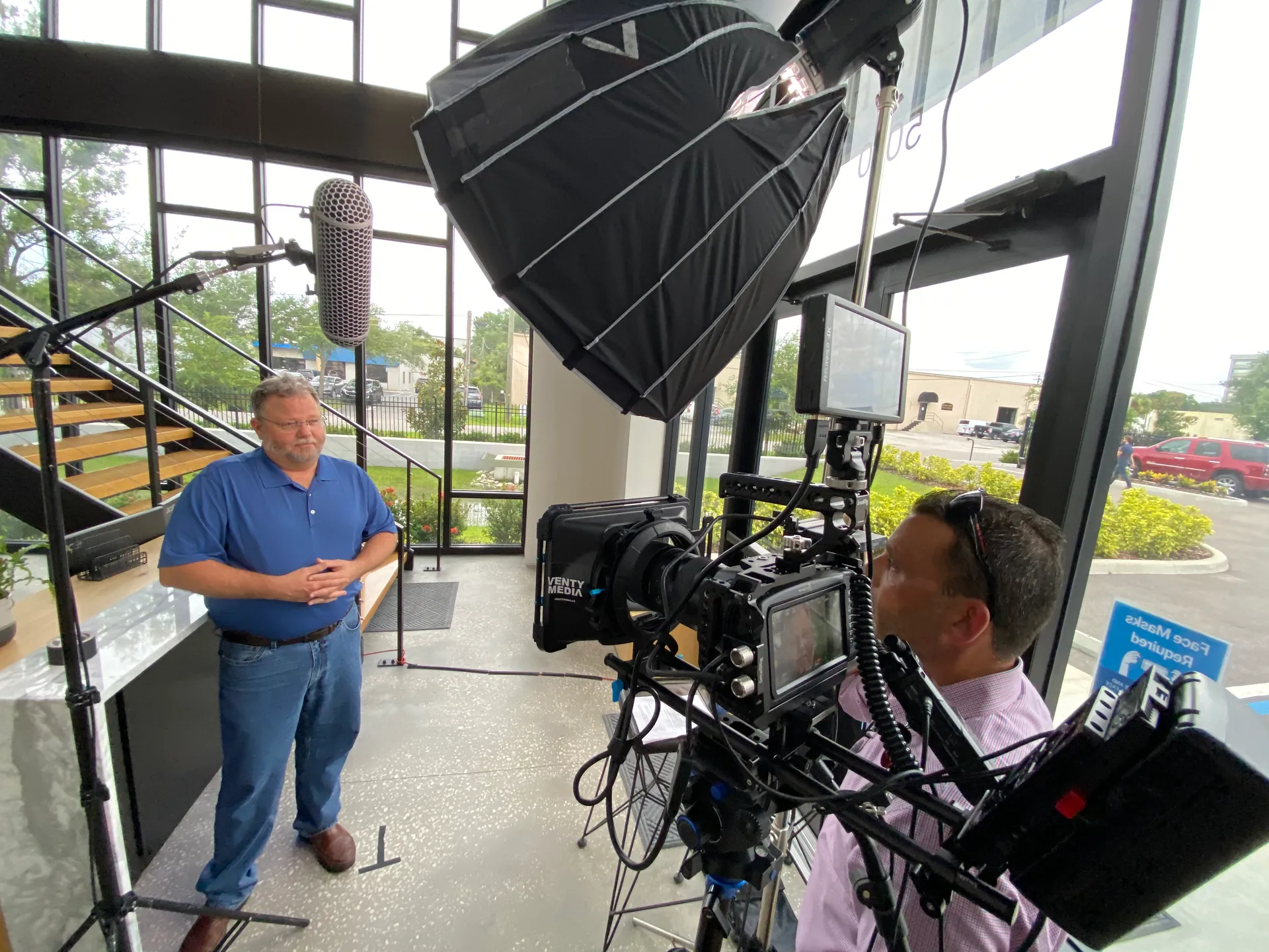 Video production for tech companies, conference stage and product demo environment