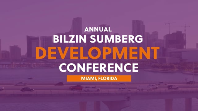 Development Conference, Bilzin Sumberg | Venty Media